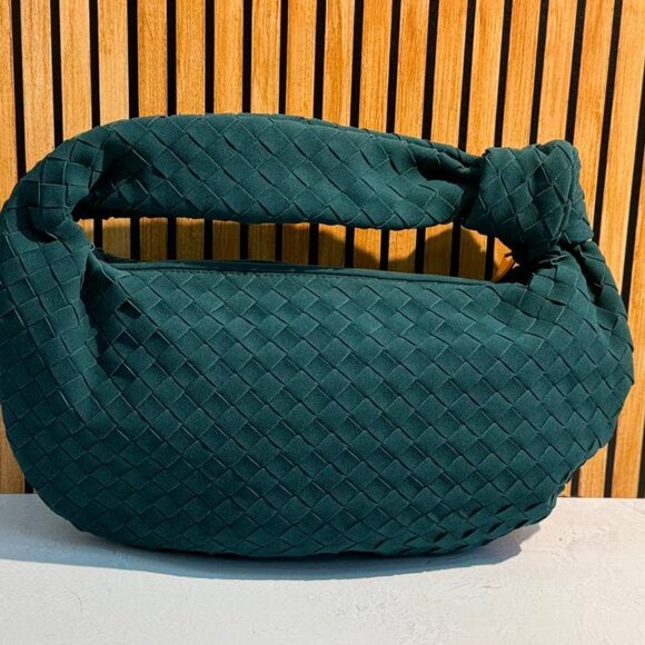 Suede Luxe Top Handle Bag – Stylish PU Suede Handbag - Picture 5 of 12